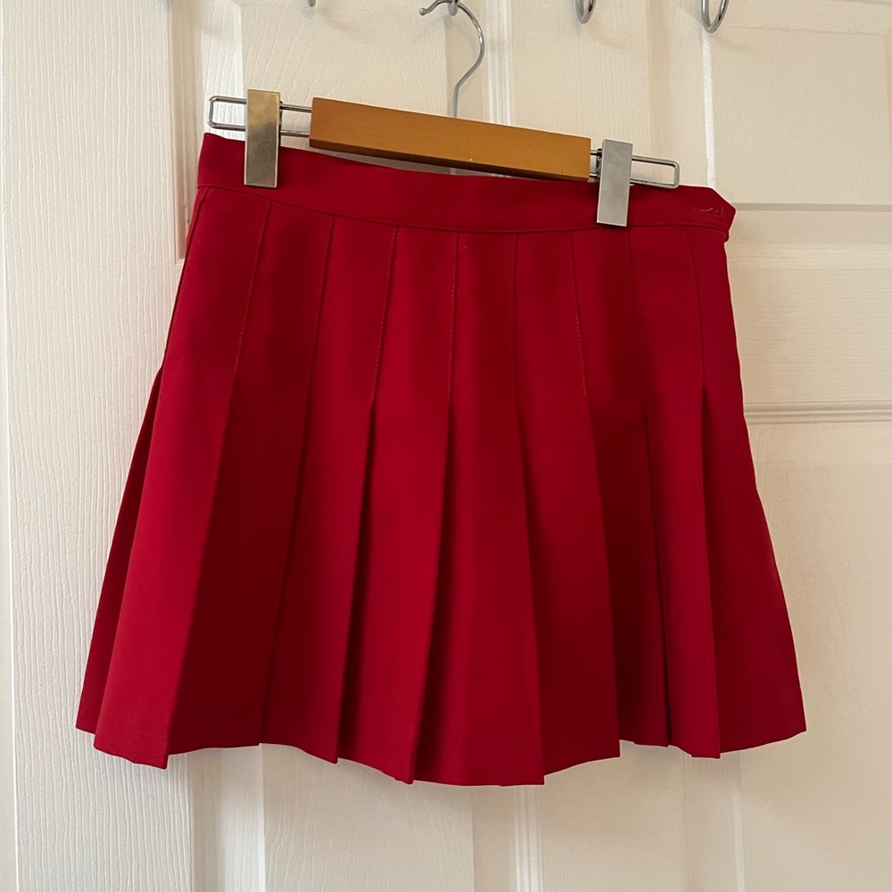 Red American apparel skirt